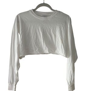 Aritzia TNA Cropped Long Sleeved Short Top